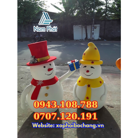 MÔ HÌNH XỐP TRANG TRÍ GIÁNG SINH